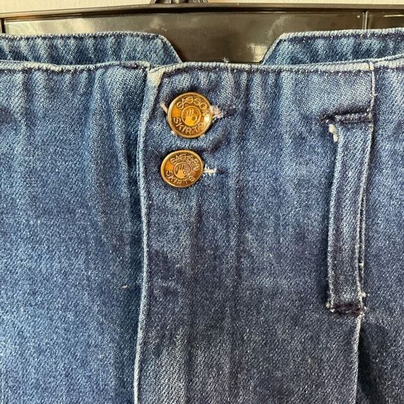 Vintage 80’s Sasson Denim Midi Skirt. Pockets! Ooh la la sasson! - Picture 8 of 14